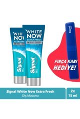 Signal White Now Extra Fresh Naneli Florürlü Diş Macunu 2x75 ml