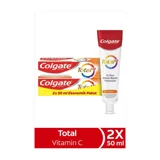 Colgate Total Vitamin C Organik Florürlü Diş Macunu 2x50 ml