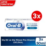 Oral-B Professional Naneli Florürlü Diş Macunu 3x50 ml