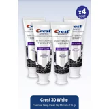 Crest 3d White Charcoal Deep Clean Organik Florürsüz Diş Macunu 4x116 gr