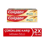 Colgate Misvak Özlü Florürlü Diş Macunu 2x75 ml