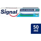 Signal Üçlü Koruma Naneli Florürlü Diş Macunu 50 ml