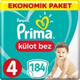 Prima Ekonomik Paket 4 Numara Külot Bebek Bezi 46x4 Adet