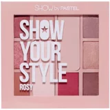 Pastel Show Your Style Rosy Toz Mat Sedefli Far Paleti