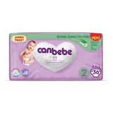 Canbebe Mini Jumbo Paket 2 Numara Bantlı Bebek Bezi 36 Adet