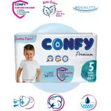 Confy Premium Junior 5 Numara Cırtlı Bebek Bezi 44 Adet