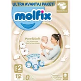 Molfix Pure & Soft 2 Numara Cırtlı Bebek Bezi 112 Adet