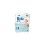 Carrefour Baby Mini 2 Numara Cırtlı Bebek Bezi 60 Adet