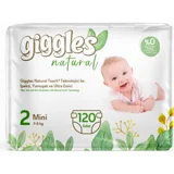 Giggles Natural Mini 2 Numara Cırtlı Bebek Bezi 120 Adet
