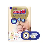 Goon Premium Soft 2 Numara Cırtlı Bebek Bezi 184 Adet
