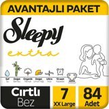 Sleepy XXLarge Avantajlı Paket 7 Numara Cırtlı Bebek Bezi