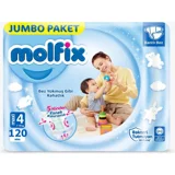 Molfix Maxi 4 Numara Cırtlı Bebek Bezi 120 Adet