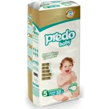 Predo Premium Comfort 5 Numara Cırtlı Bebek Bezi 52 Adet