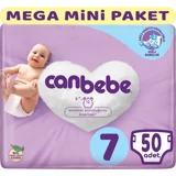 Canbebe Xx Large 7 Numara Bantlı Bebek Bezi 50 Adet