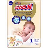 Goon Premium Soft 1 Numara Cırtlı Bebek Bezi 50 Adet
