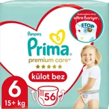 Prima Premium Care 6 Numara Külot Bebek Bezi 56 Adet