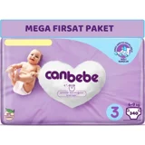 Canbebe Midi 3 Numara Bantlı Bebek Bezi 340 Adet