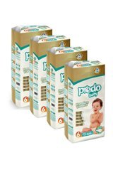 Predo Premium Comfort 6 Numara Cırtlı Bebek Bezi 4x44 Adet