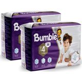 Bumble İkiz Paket Maxi 4 Numara Cırtlı Bebek Bezi 2x36 Adet