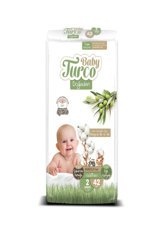 Baby Turco Doğadan 2 Numara Bantlı Bebek Bezi 42 Adet