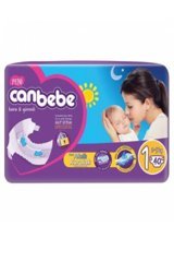 Canbebe Jumbo Yenidoğan 1 Numara Bantlı Bebek Bezi 40 Adet