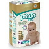 Predo Premium Comfort 3 Numara Cırtlı Bebek Bezi 68 Adet