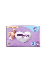 Canbebe 3 Numara Bantlı Bebek Bezi 4x68 Adet