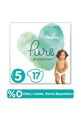 Pampers Pure Protection 5 Numara Cırtlı Bebek Bezi 17 Adet