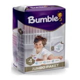 Bumble Jumbo Paket Maxi 4 Numara Cırtlı Bebek Bezi 60 Adet
