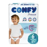 Confy Premium XL 6 Numara Cırtlı Bebek Bezi 18 Adet