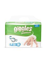 Giggles Premium XL 6 Numara Cırtlı Bebek Bezi 32 Adet