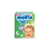 Molfix 3D Junior 5 Numara Cırtlı Bebek Bezi 20 Adet