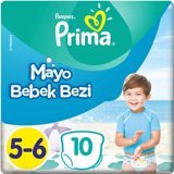 Prima Junior 5-6 Numara Mayo Bebek Bezi 10 Adet