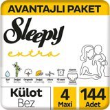 Sleepy Maxi Avantajlı Paket 4 Numara Külot Bebek Bezi