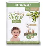 Baby Turco Doğadan 6 Numara Bantlı Bebek Bezi 64 Adet