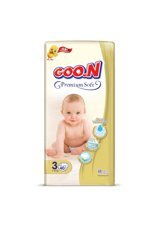 Goon Premium Soft 3 Numara Cırtlı Bebek Bezi 40 Adet