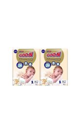 Goon Premium Soft Yenidoğan 1 Numara Bantlı Bebek Bezi 2x50 Adet