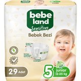 Bebeland Sensitive 5 Numara Cırtlı Bebek Bezi 29 Adet