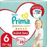 Prima Premium Care 6 Numara Külot Bebek Bezi 28 Adet