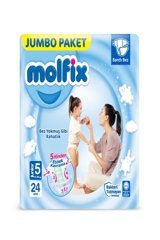 Molfix Junior 5 Numara Cırtlı Bebek Bezi 24 Adet