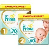 Prima Premium Care 1-2 Numara Cırtlı Bebek Bezi