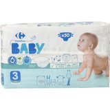 Carrefour Baby Midi 3 Numara Cırtlı Bebek Bezi 50 Adet