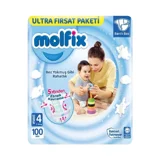 Molfix Maxi 4 Numara Cırtlı Bebek Bezi 100 Adet