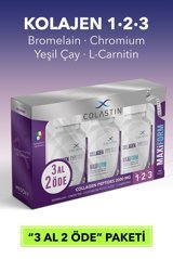 Colastin Type I-II-III Collagen Tablet Kolajen 3x60 Tablet