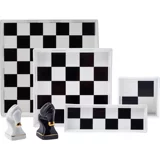 Karaca Chess Kare Desenli 22 Parça 6 Kişilik New Bone Kahvaltı Takımı Çok Renkli