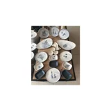 Keramika Blue Magic Oval-Yuvarlak Desenli 19 Parça 6 Kişilik Seramik Kahvaltı Takımı Beyaz-Mavi