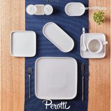 Rossel Premium Perotti Pago 14338 35 Parça 6 Kişilik Porselen Kahvaltı Takımı Beyaz