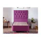Niron Yatak Purple 80x180 cm Başlıklı Yataklı Sandıklı Tek Kişilik Baza Seti Mor