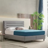 Yataş Supreme Pedic 90x190 cm Başlıklı Yataklı Sandıklı Tek Kişilik Baza Seti Mavi