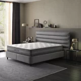 Yataş Canto 120x200 cm Başlıklı Yataklı Sandıklı Tek Kişilik Baza Seti Gri